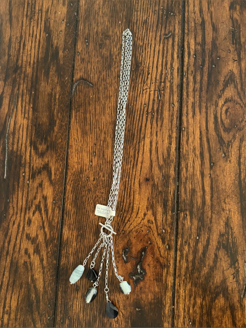 NWT Lia Sophia Toggle Necklace